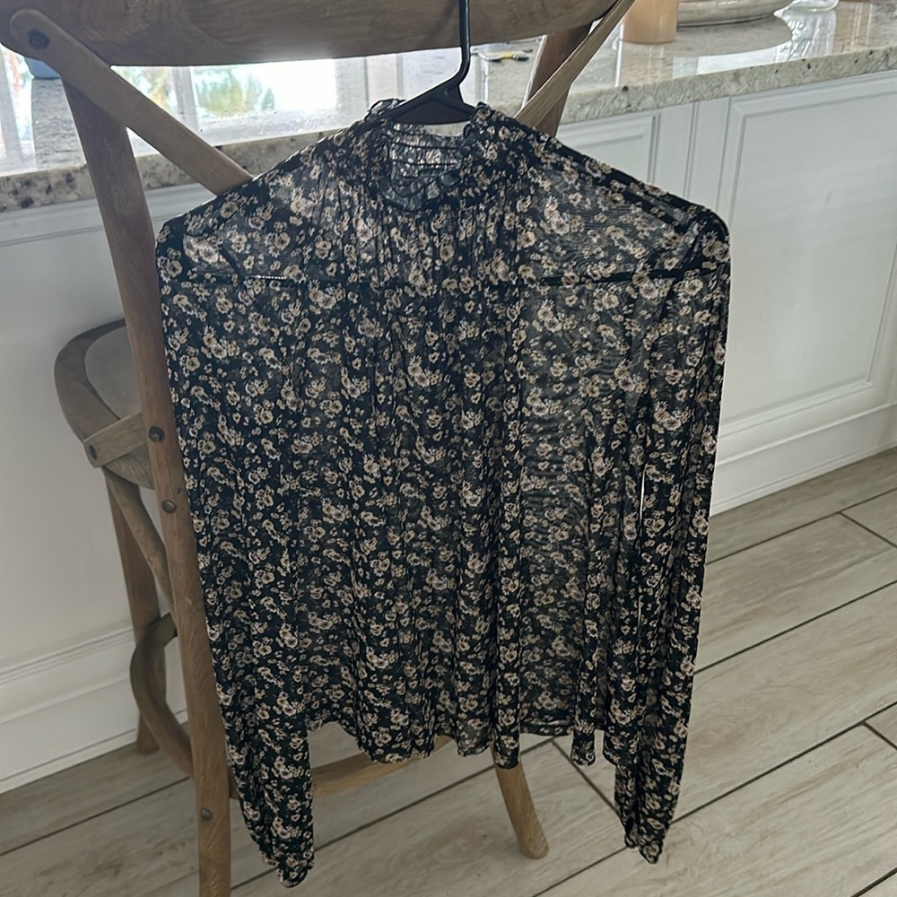 Wild fable sheer top